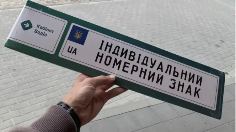 Індивідуальні номерні знаки: заборонені слова, символи, літери – що не можна писати.
